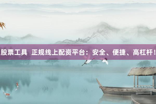 股票工具  正规线上配资平台：安全、便捷、高杠杆！